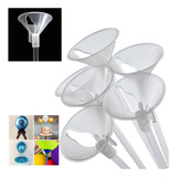 Kit 200 Varetas Pega Balão Suporte Bexiga Transparente 33cm