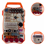 Kit 208 Acessórios Para Mini Retífica Completo Padrão Dremel