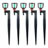 Kit 20pc Aspersor Irrigação Bailarina   Haste 30cm Irrigação
