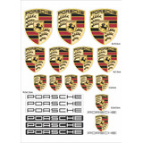 Kit 21 Adesivos Porsche