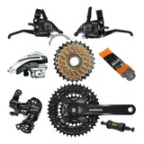 Kit 21 Marchas Shimano Tourney Catraca Corrente Rapid Fire