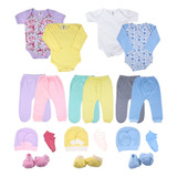 Kit 21 Pçs Maternidade Roupa De Bebê Frete Gratis