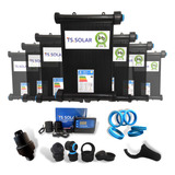 Kit 21 Placa 4mt Coletor Aquecedor Piscina Solar 35000l Fv