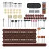 Kit 210 Acessórios Micro Retífica Mini Furadeira Lixadeira
