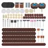 Kit 217 Acessórios Micro Retífica Mini Furadeira Lixadeira