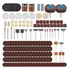 Kit 217 Acessórios Micro Retífica Mini Furadeira Lixadeira