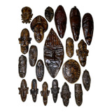 Kit 21pçs Mascara Africana Tribal Linda