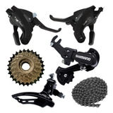 Kit 21v Bicicleta 29 E 26 Câmbios Shimano Catraca Rapid Fire