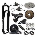 Kit 21v Bike Aro 26 Gios E Vikingx Suspensão Cambio Shimano