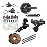 Kit 21v Cambio Shimano Pedivela Catraca