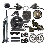 Kit 21vel Bike Aro 29 Suspensão