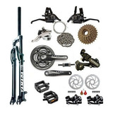 Kit 21vel Bike Aro 29 Suspensão