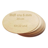 Kit 22 Disco 6mm Diametro 20cm Placa Base Artesanato Mandala