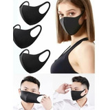 Kit 22 Máscaras Ninjas Preta Anti Poeira Lavável Atacado