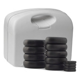 Kit 23 Pedras Vulcânicas Basálticas Estek Pedras Quentes