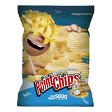 Kit 24 Batata Frita Point Chips Toque De Sal 30 Gramas