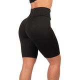 Kit 24 Bermudas Legging Fitness Ciclista Cintura Alta Shorts