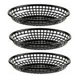 Kit 24 Cesta Cestinha Oval Servir Lanches Fritas