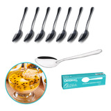 Kit 24 Colher De Sobremesa 100 Aço Inox Original