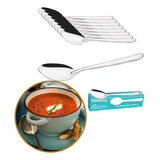 Kit 24 Colher De Sopa Mesa 100 Aço Inox Original