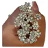Kit 24 Grampos Ponto De Luz Strass Penteado Festa Noiva
