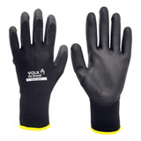 Kit 24 Luvas Multitato Pu Tátil Black Smart Serviços Gerais