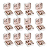 Kit 24 Mini Porta Joia Cordão Brinco Anel Divisórias Revenda