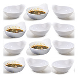Kit 24 Molheira Pote Bowl Em Melamina 200ml Alça Finger Food