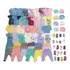 Kit 24 Pcs Body De Bebê Enxoval Completo 100% Algodão