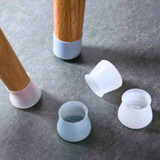 Kit 24 Peças Protetor Para Pé Da Mesa E Cadeira De Silicone 