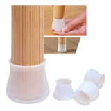 Kit 24 Peças Protetor Para Pé Da Mesa E Cadeira De Silicone 