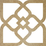 Kit 24 Placas Painel Cobogó Mdf Cru Elemento Vazado Parede