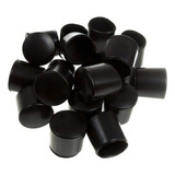 Kit 24 Ponteira Cadeira E Mesa De Ferro De Bar 1 9cm 3 4 Cor Preto