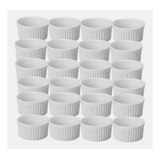 Kit 24 Potes Ramekin De Porcelana 90ml Para Molhos