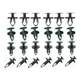 Kit 24 Presilhas Defletor Focus Fusion Parachoque Fixador