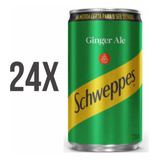 Kit 24 Schweppes Ginger Ale 220ml