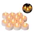 Kit 24 Vela Decorativa Led Amarela Oscilante 72 Baterias