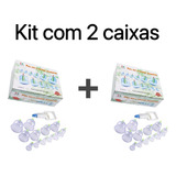 Kit 24 Ventosas Bomba Massagem Acupuntura Terapêutica