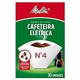 Kit 24un Filtro De Papel P Cafeteira Elétrica N 4 Melitta