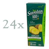 Kit 24un Suco De Abacaxi Zero Açúcar S  Conservante 200ml