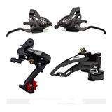 Kit 24v Cambio E Alavanca Rapid Fire 3x8 Bike 26 Ou 29 Mtb