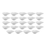 Kit 24x Molheira Pote Gota 100ml Porcelana Molho Finger Food