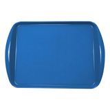 Kit 25 Bandeja Restaurante Self Service Fast Food 44x30 Cor Azul