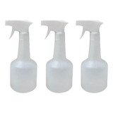 Kit 25 Borrifador 500ml Graduado Pulverizador Gatilho Branco