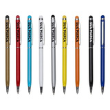 Kit 25 Canetas Personalizadas Metal Touch Brinde Empresa Top