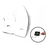 Kit 25 Cartões Em Branco Para Trava De Carrinho