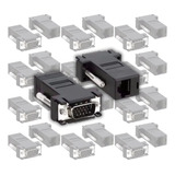 Kit 25 Conector Adaptador Vga Macho X Rj45 P Cabo De Rede