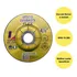 Kit 25 Discos Desbaste Metal Ferro 4.1/2 Polegadas Excelente Cor Amarelo