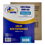 Kit 25 Lixa D água Grão 400 Uso Profissional Guepar