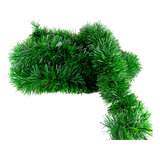 Kit 25 Metros Festão De Natal 13cm Fougeron Flexível Verde
